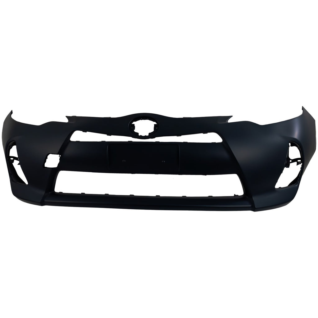 2012-2014 Toyota Prius C Bumper Cover - Front, Paintable, CAPA Certified (5211952980)