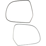 Mirror Glasses Set of 2  Driver & Passenger Side Sedan Left Right for Versa Pair