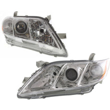 Load image into Gallery viewer, 2007-2009 Toyota Camry Headlights - Left &amp; Right, Chrome (8117033652)