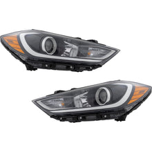 Load image into Gallery viewer, 2017-2018 Hyundai Elantra Left and Right Headlights Halogen w/ Bulb/s Korea