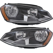 Load image into Gallery viewer, 2015-2017 Volkswagen Headlight LH RH Clear Lens Halogen