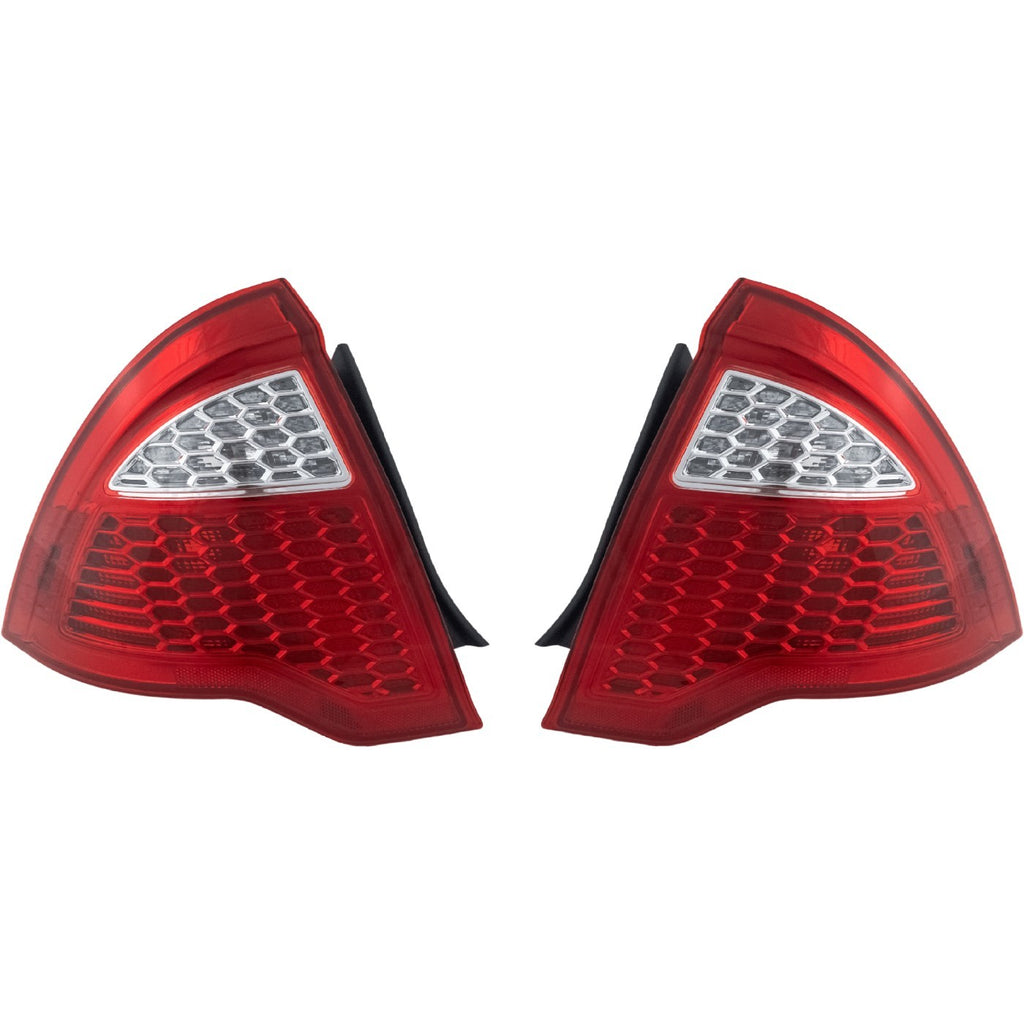 2010-2012 Ford Fusion Tail Lights - Left & Right, CAPA Certified, Sedan (9E5Z13404A)