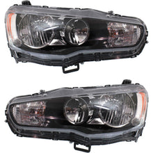 Load image into Gallery viewer, 2009-2017 Mitsubishi Lancer Headlight - Left &amp; Right, w/ Bulbs