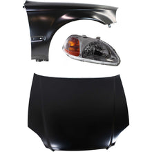 Load image into Gallery viewer, 1996-1998 Honda Civic Fender - 3-Piece (60100S04010ZZ)