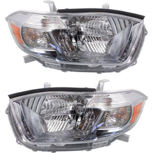 Load image into Gallery viewer, 2011-2013 Toyota Highlander Headlights - Halogen, Left &amp; Right (811100E110)