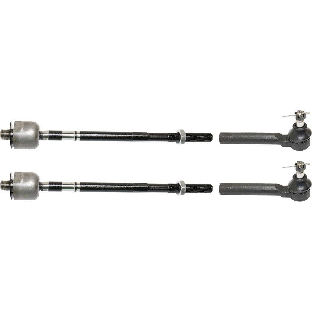 1998-2006 Subaru Baja, Legacy & Outback Tie Rod End - Front, Inner & Outer, 4-Piece (1014585)