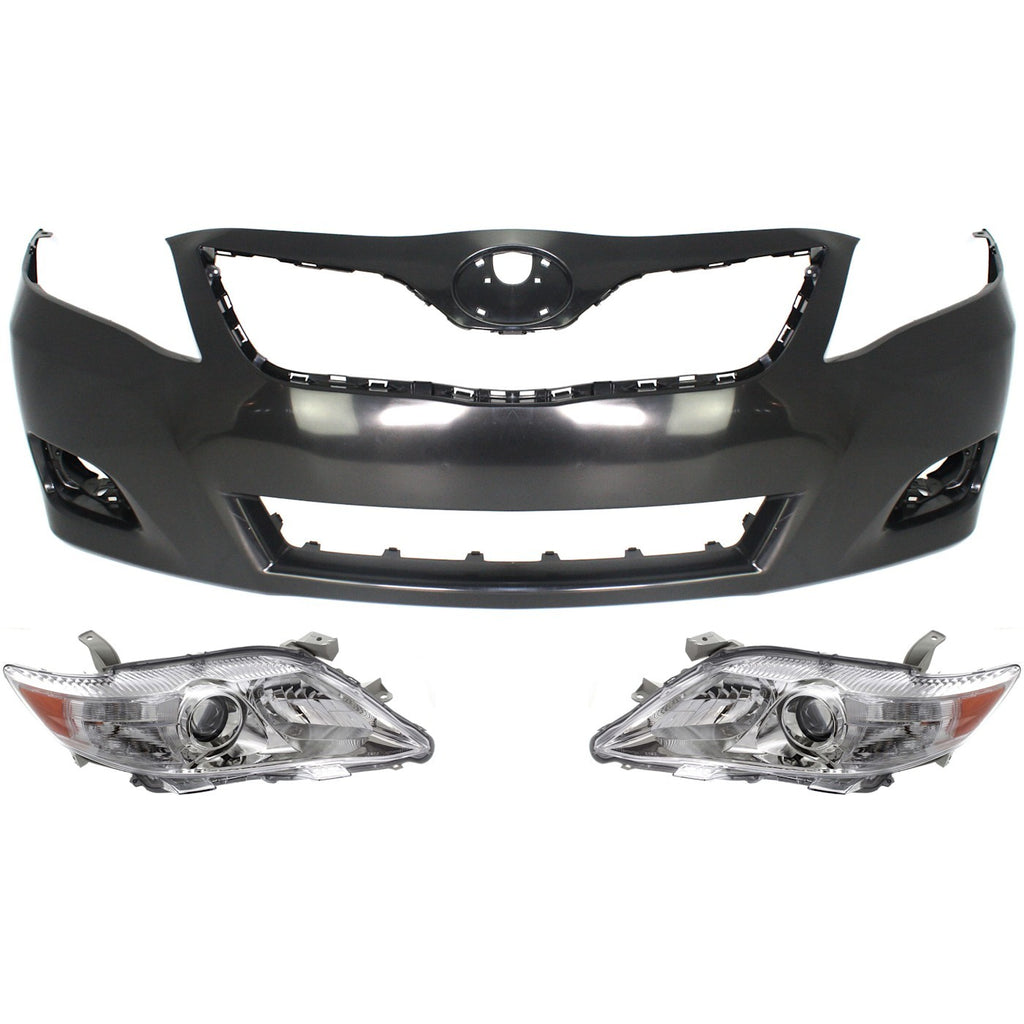 2010-2011 Toyota Camry Bumper Cover - Front, w/ Bulbs (8111006500)