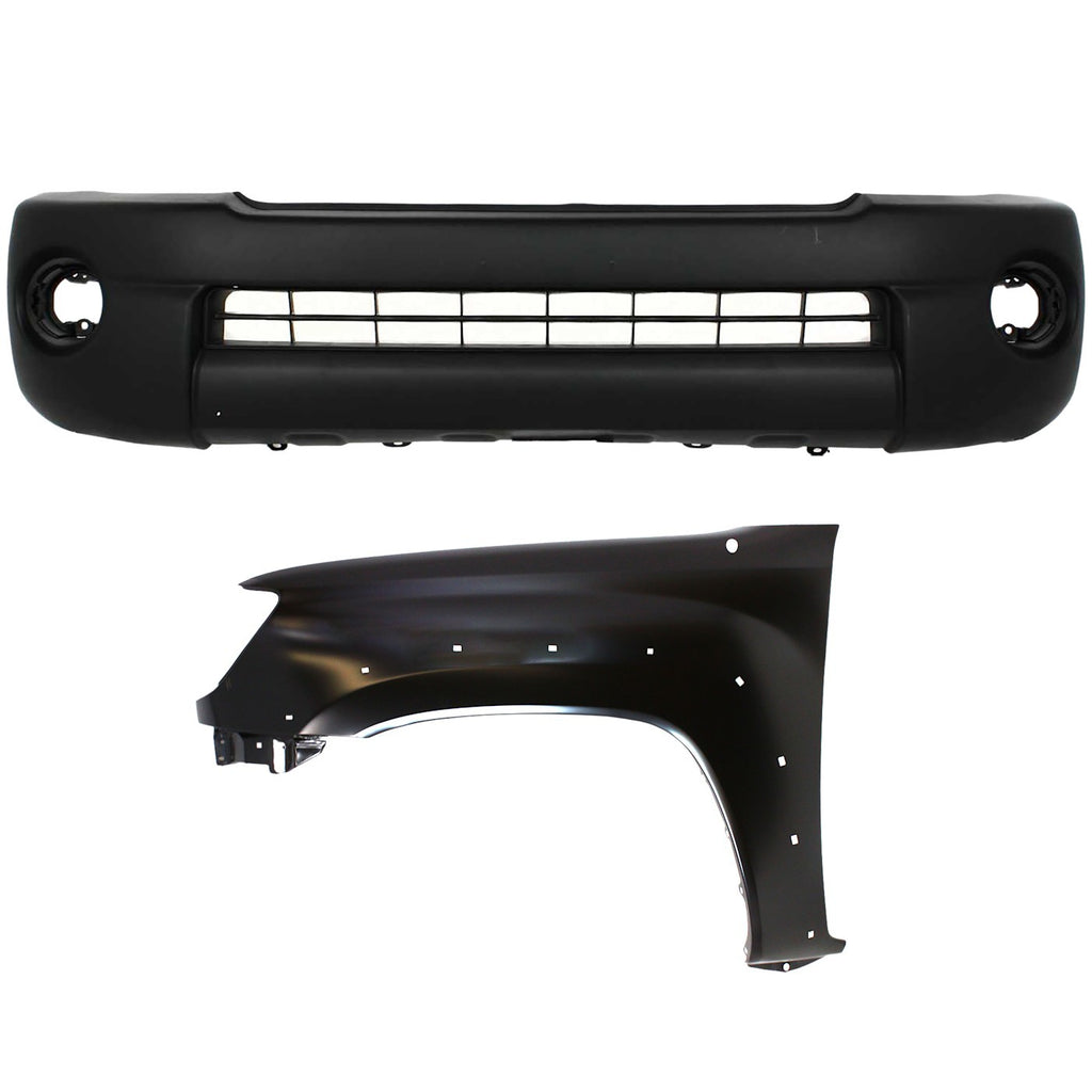 2005-2011 Toyota Tacoma Bumper Covers - Front, 4WD (5211904040)