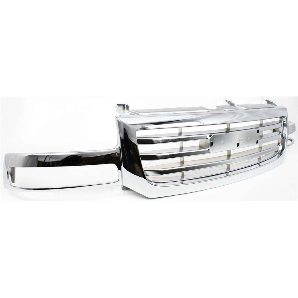 2003-2007 GMC Sierra 1500, Sierra 1500 Classic & Sierra 2500 Grille - Chrome (19130791PFM)