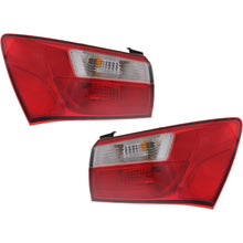 Load image into Gallery viewer, 2012-2017 Kia Rio Tail Lights - Driver &amp; Passenger Side, Outer, CAPA Certified (924021W000)