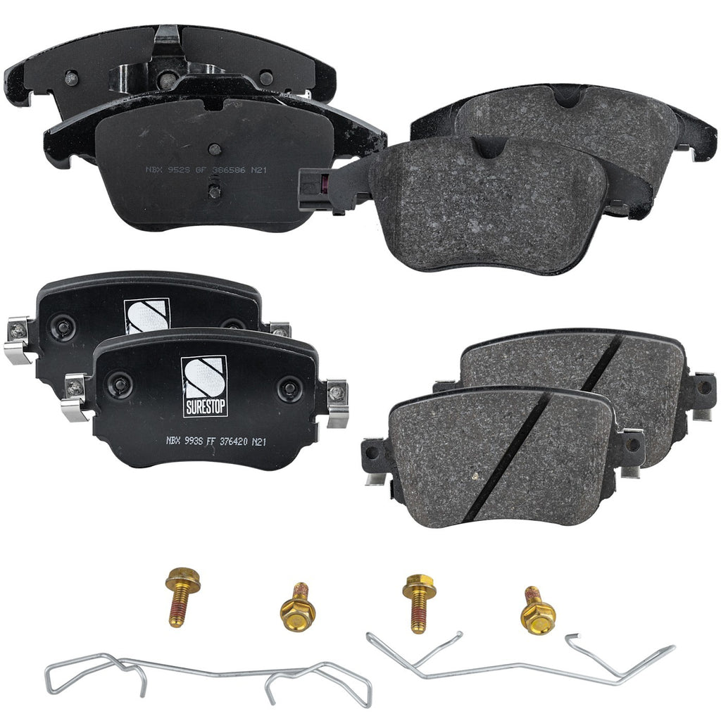2015-2020 Audi Q3, Audi Q3 Quattro & Volkswagen Passat Brake Pads - Front & Rear (5N0698151)
