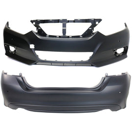 2016-2018 Nissan Altima Bumper Covers - Front & Rear (620229HS2H)