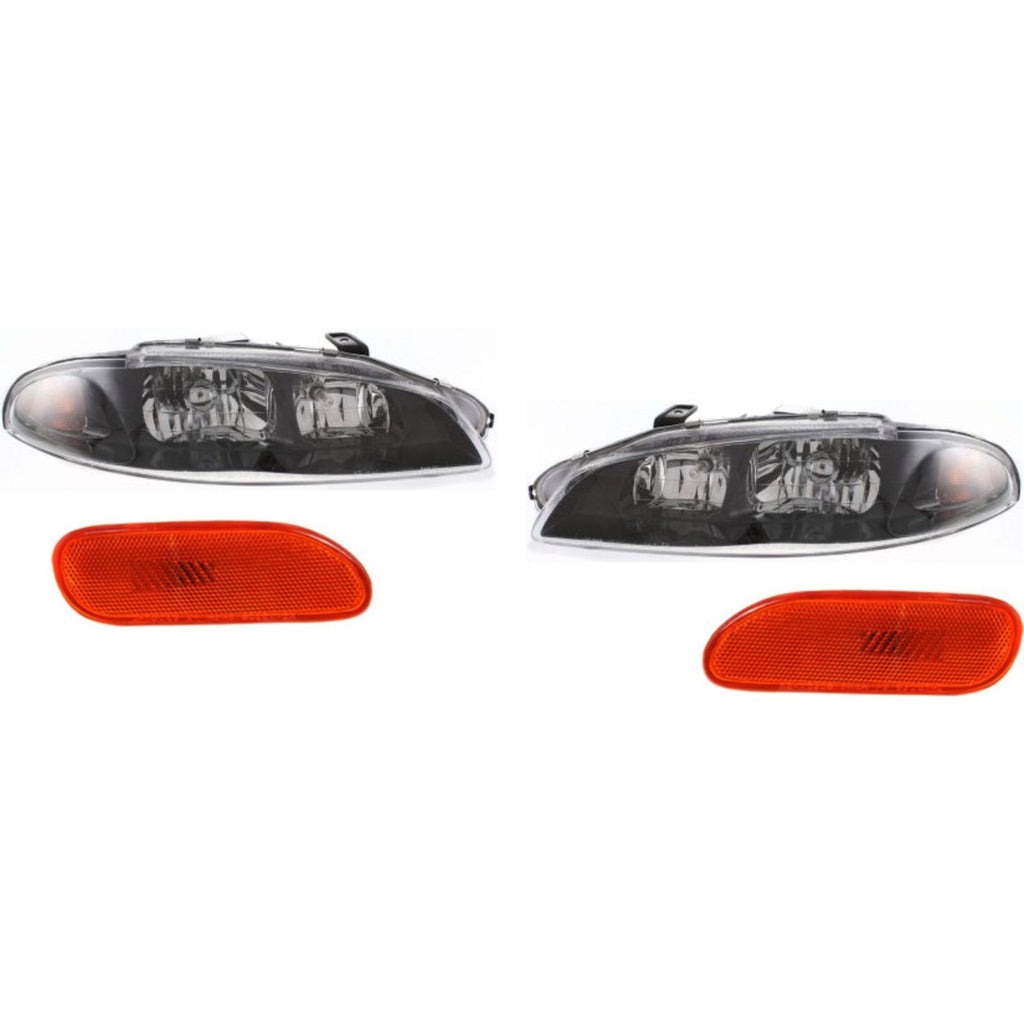 1997-1999 Mitsubishi Eclipse Headlights - Left & Right (MR485144)