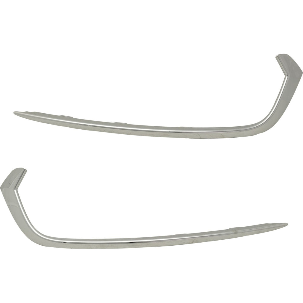 2018-2020 Acura TLX Grille Trims - Driver & Passenger Side, Chrome (71106TZ3A10)