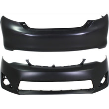 Load image into Gallery viewer, 2012-2014 Toyota Camry Bumper Covers - Front &amp; Rear, CAPA Certified (5211906974)