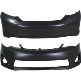 2012-2014 Toyota Camry Bumper Covers - Front & Rear, CAPA Certified (5211906974)