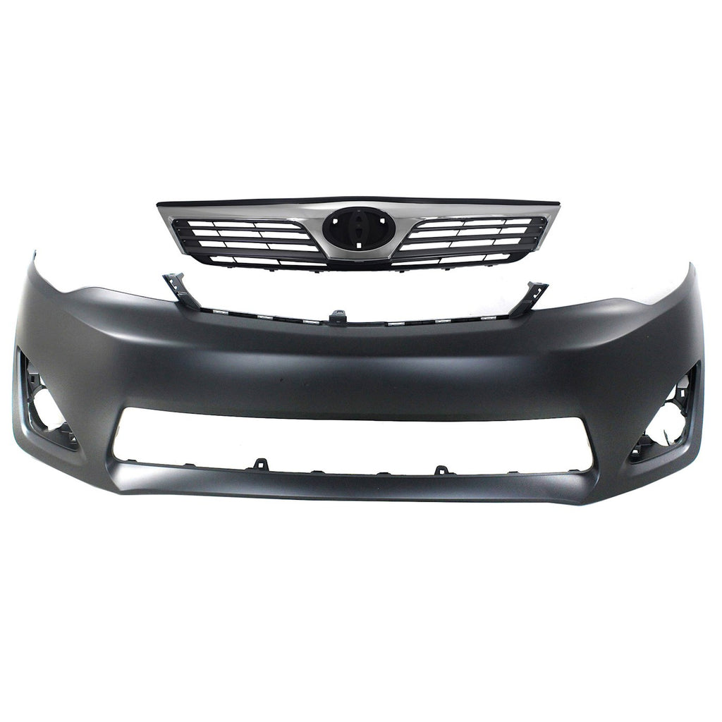 2012-2014 Toyota Camry Bumper Cover - Front, Primed (5211906974)