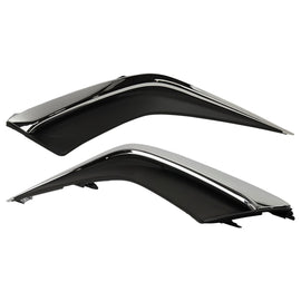 2019-2024 Lexus ES250, ES300h & ES350 Bumper Trims Front LH RH Black and chrome trim