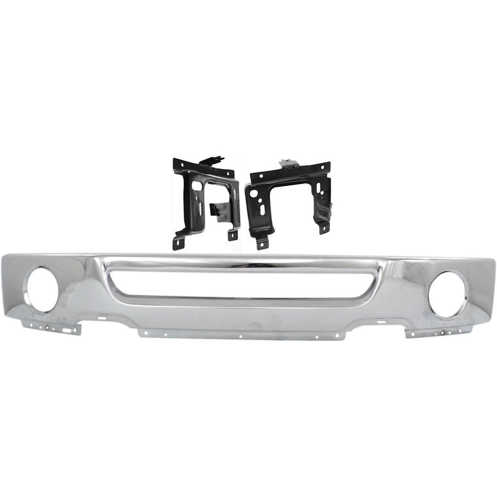 2006-2008 Ford F-150 & Lincoln Mark LT Bumper - Front, Chrome (6L3Z17757BA)