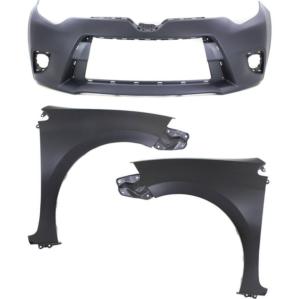 2014-2016 Toyota Corolla Bumper - Front, Sedan (5211903904)