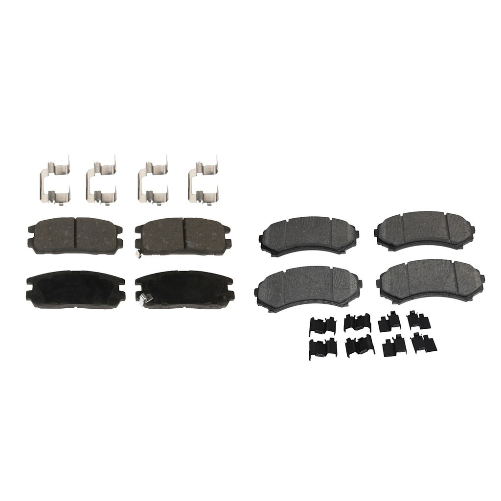 2002-2004 Honda & Isuzu Brake Pads - Front & Rear (8972872630)