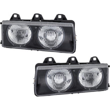 Load image into Gallery viewer, 1992-1999 BMW 3 Series Headlights - Halogen, Driver &amp; Passenger Side, w/ Bulbs (63121387862)