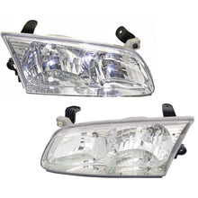 Load image into Gallery viewer, 2000-2001 Toyota Camry Headlights - Left &amp; Right, w/ Bulbs, Sedan (81110AA020)