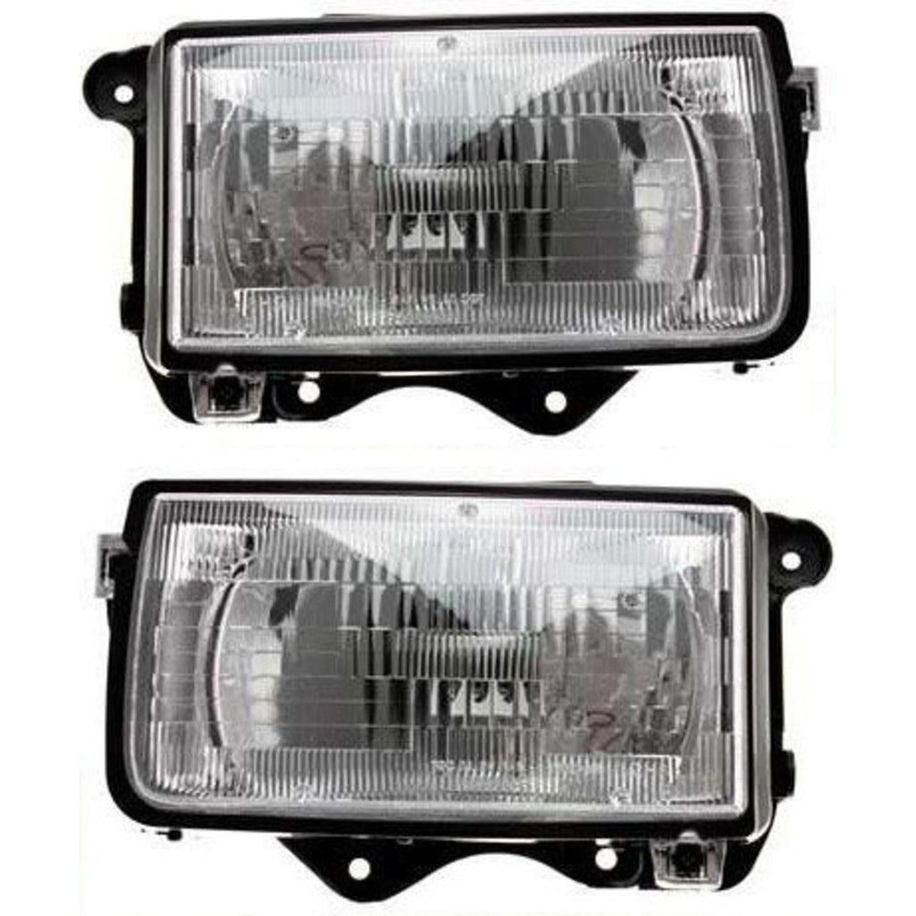 1991-1997 Honda Passport & Isuzu Rodeo Headlights - Halogen, Driver & Passenger Side, w/ Bulbs (8943146262)
