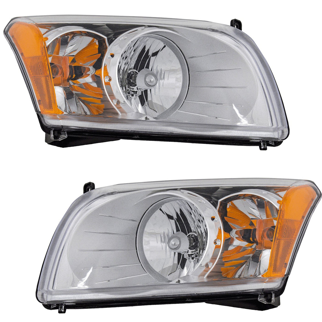 2007-2012 Dodge Caliber Headlights - Left & Right (5303738AK)
