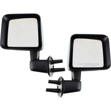 Load image into Gallery viewer, Kool Vue 2007-2018 Jeep Wrangler &amp; Wrangler JK Mirrors - Left &amp; Right, Textured Black (55077966AC)
