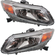 Load image into Gallery viewer, 2012 Honda Civic Headlights - Halogen, Driver &amp; Passenger Side, w/ Bulbs (33100TR0A01)