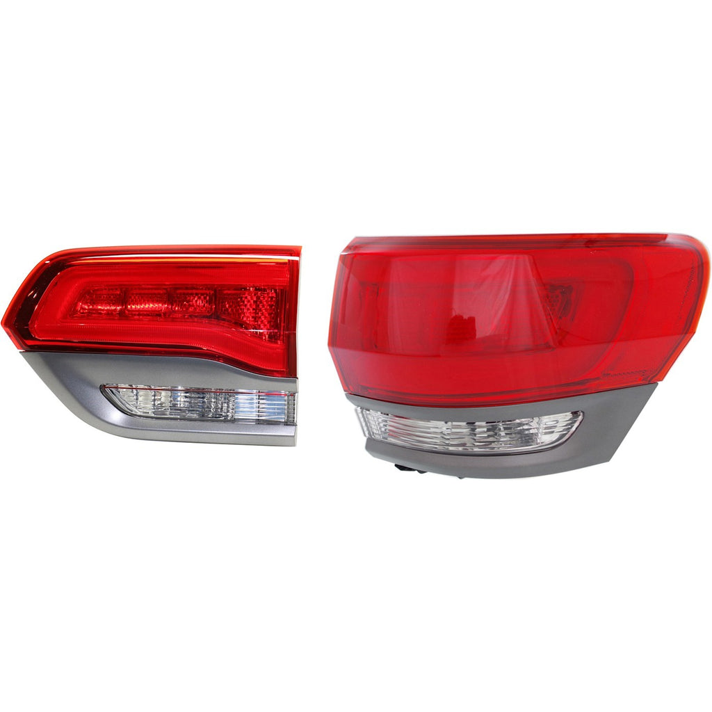 2014-2022 Jeep Grand Cherokee & Grand Cherokee WK Tail Light - Halogen, CAPA Certified, Inner