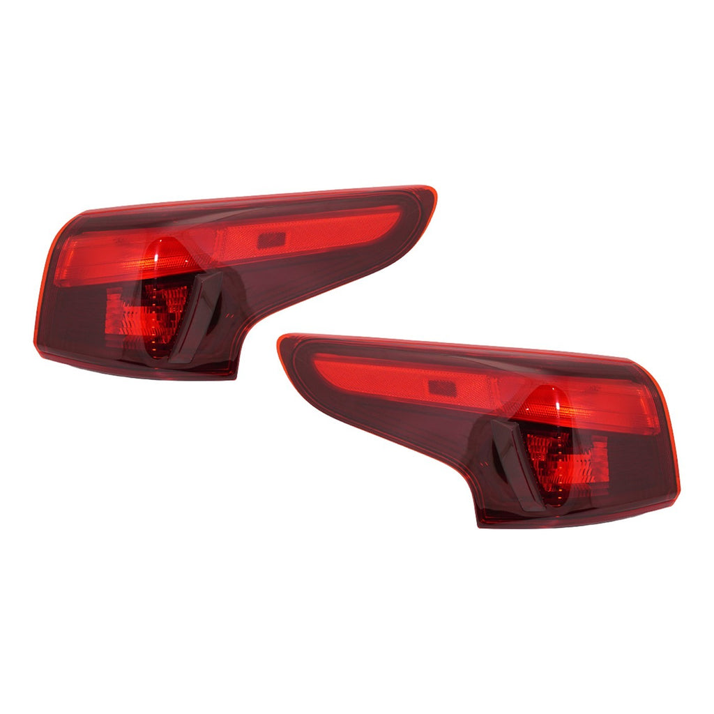 2017-2019 Nissan Rogue Sport Tail Lights - Halogen, Left & Right, Outer (265506MA0A)