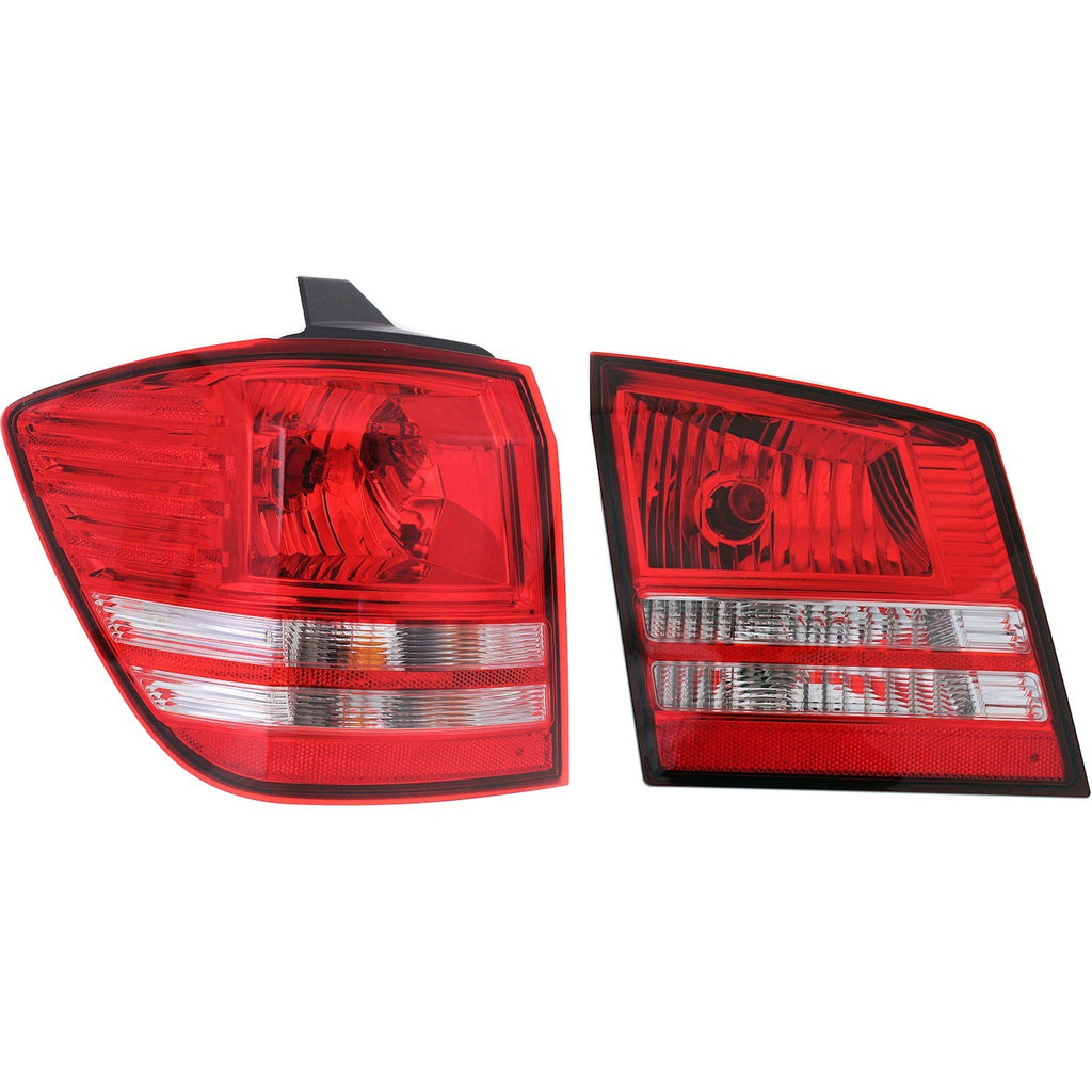 2009 Dodge Journey Tail Light - Halogen, Left, Inner (4806369AF)