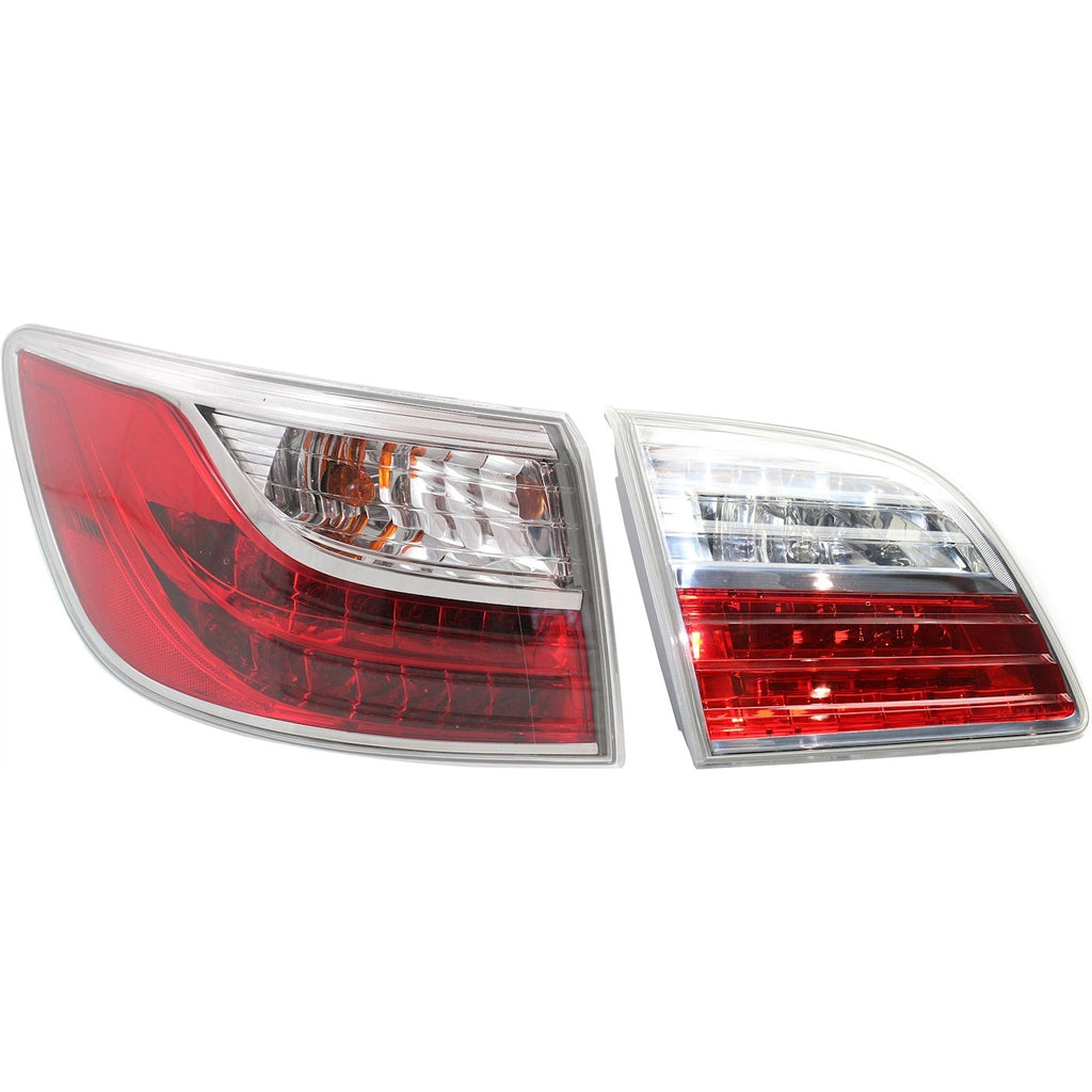 2010-2012 Mazda CX-9 Tail Light - Halogen, Left, Inner (TE6951160E)