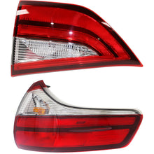Load image into Gallery viewer, 2015-2019 Toyota Sienna Tail Light Set - Inner Outer, Right Side, CAPA Certified, LED, Clear/Red Lens
