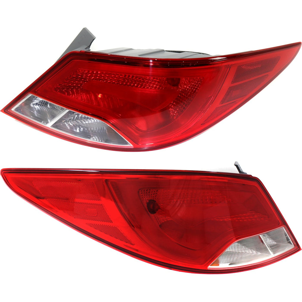 2015-2017 Hyundai Accent Tail Lights - Driver & Passenger Side (924021R610)