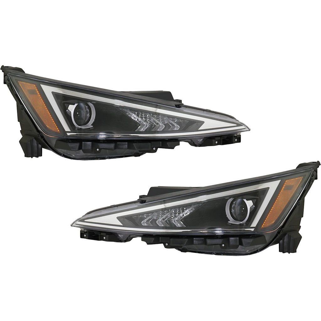 2019-2020 Hyundai Elantra Headlights - Halogen, Left & Right, w/ Bulbs (92102F2540)