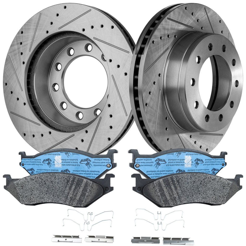 2008-2016 Ford F-450 Super Duty & F-550 Super Duty Brake Rotors - Front, Left & Right (54128)