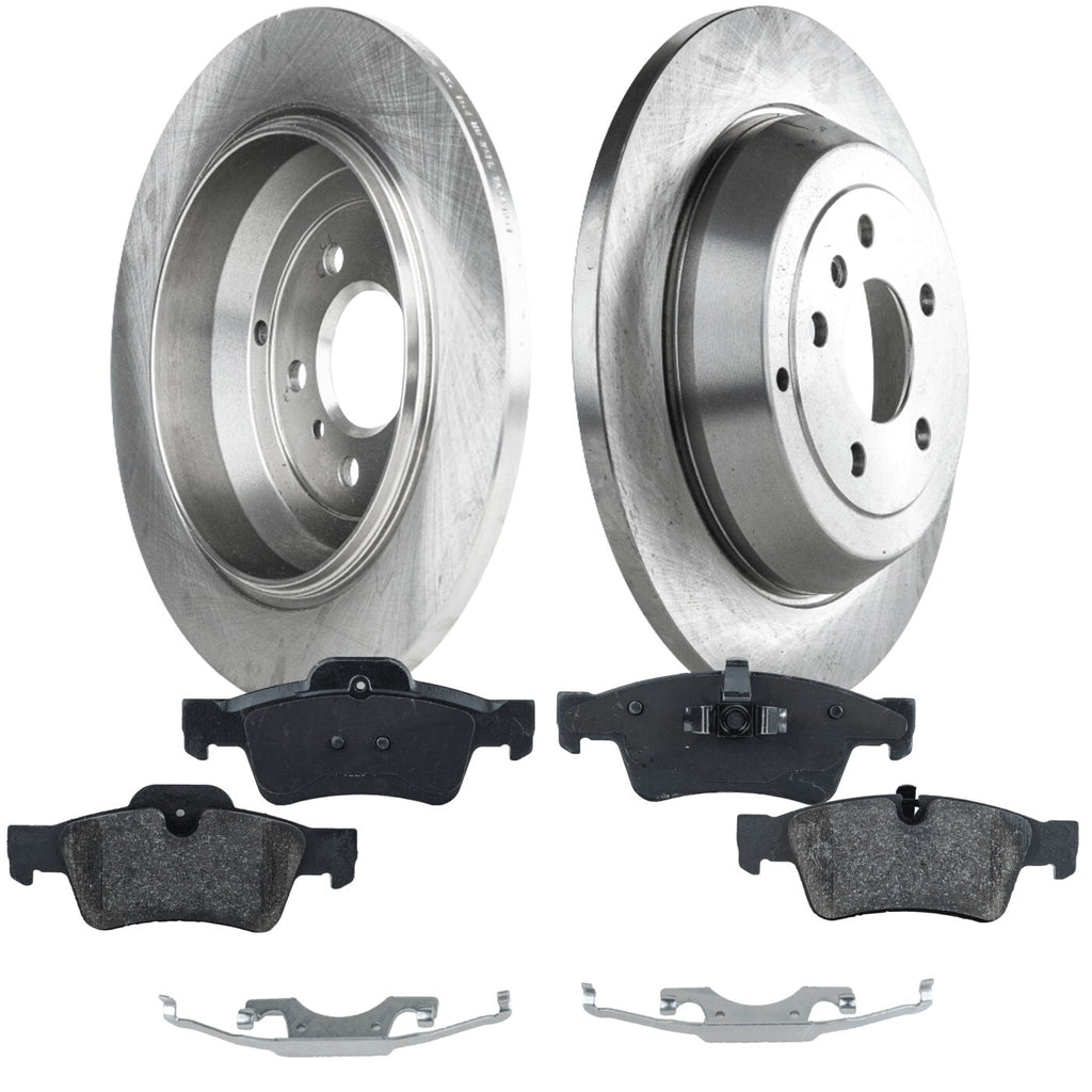 2006-2012 Mercedes-Benz Brake Rotors - Rear, Left & Right (1644230512)