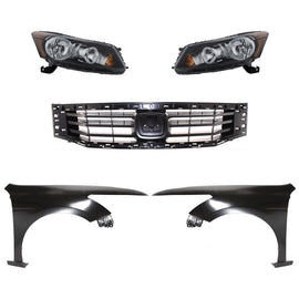2008-2010 Honda Accord Headlights - Driver & Passenger Side (33100TA0A01)