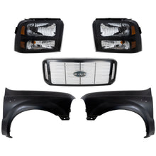 Load image into Gallery viewer, 2005-2007 Ford F-250 Super Duty &amp; F-350 Super Duty Grille - Assembly (6C3Z8200DH)