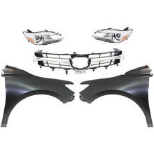 Load image into Gallery viewer, 2015-2017 Toyota Camry Grilles - Halogen, Left &amp; Right, Chrome (8111006860)