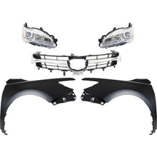 Load image into Gallery viewer, 2015-2017 Toyota Camry Grilles - Left &amp; Right, Chrome, CAPA Certified (5310106411)