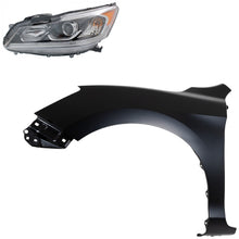 Load image into Gallery viewer, 2016-2017 Honda Accord Headlight - Halogen, Driver Side, w/ Bulbs (33150T2AA82)