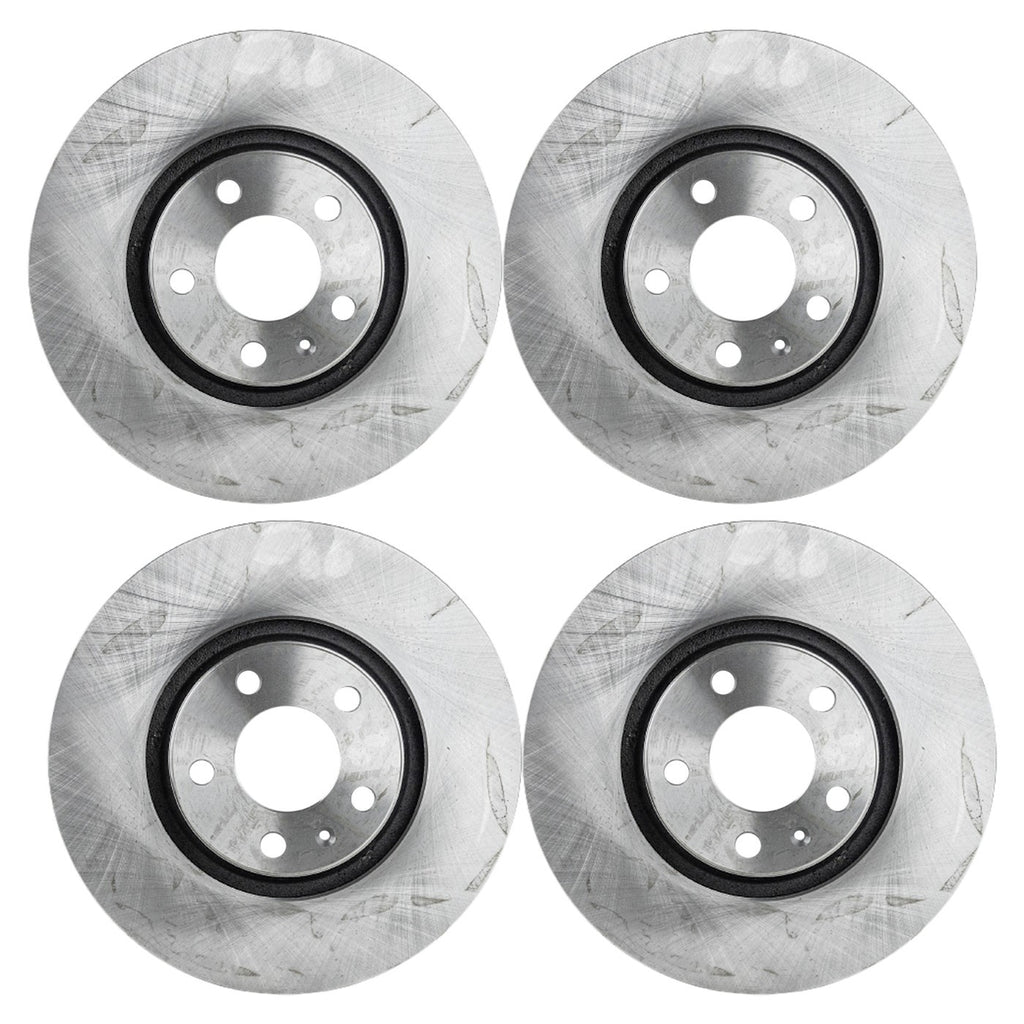 2009-2011 Audi A6 Quattro Brake Rotors - Front & Rear (34320)