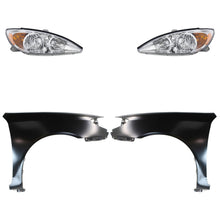 Load image into Gallery viewer, 2002-2004 Toyota Camry Headlights - Halogen, Driver &amp; Passenger Side, Sedan (81110AA060)
