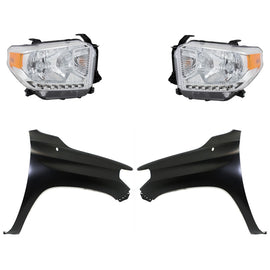 2014-2017 Toyota Tundra Headlights - Halogen, Left & Right, Assembly (811100C091)