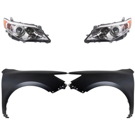 2012-2014 Toyota Camry Headlights - Halogen, Left & Right, Assembly (8111006470)