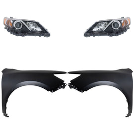 2012-2014 Toyota Camry Headlights - Halogen, Left & Right, Assembly (8111006800)